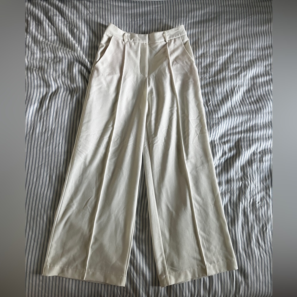 ASOS Closet White Trousers | Size 4